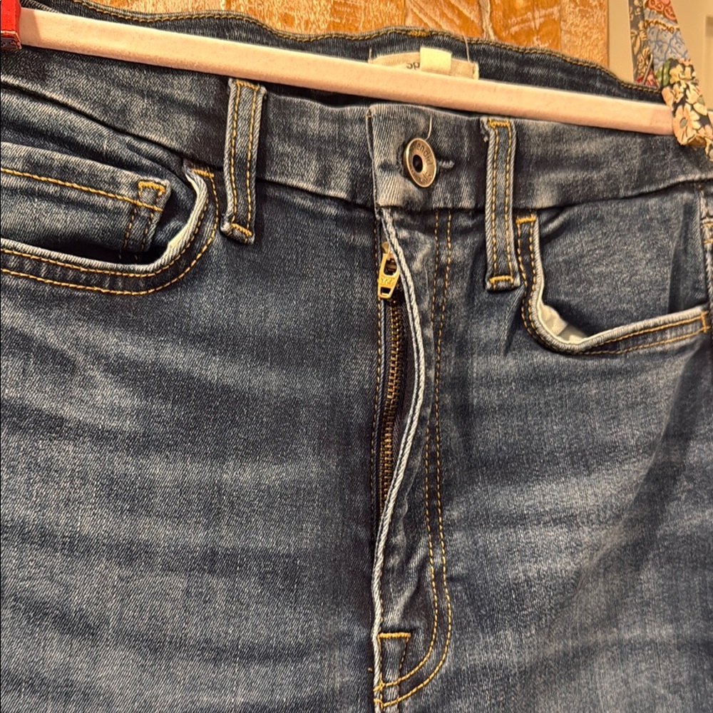 Splendid Blue Flare Wide Leg Jeans - Picture 4 of 8